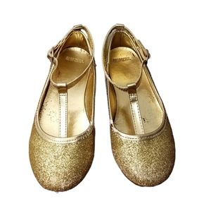 Gymboree Gold Glitter Ballet Flats